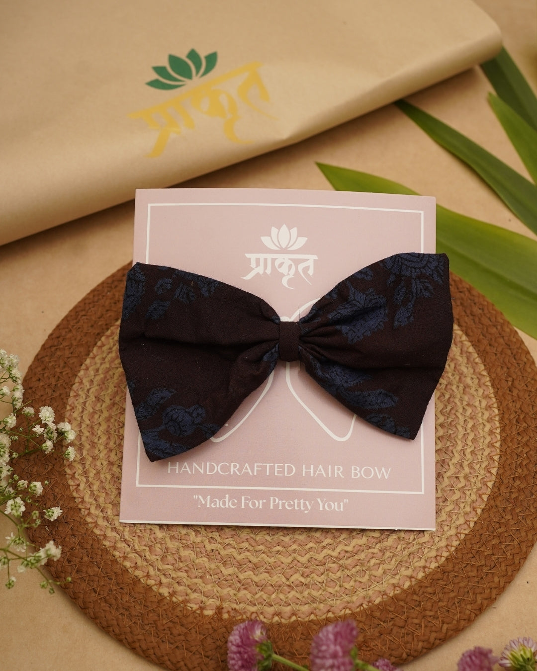 BAGH PRINT BOWCLIP