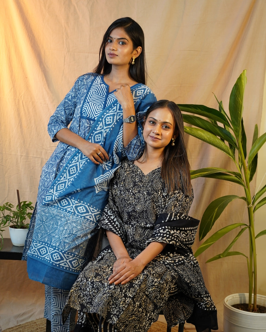 Batik Print Suit Set