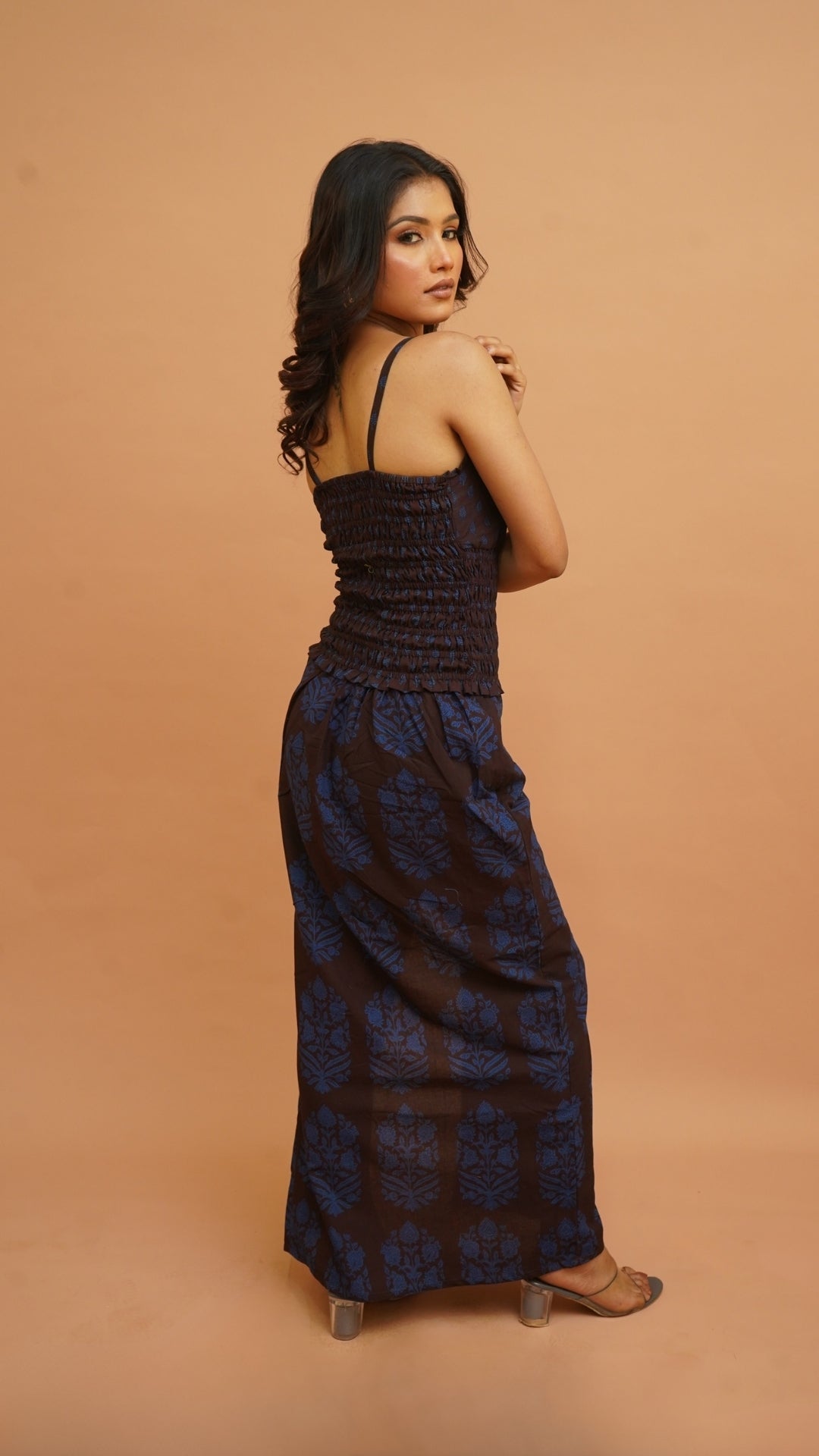 BLUE BLACK BAGH PRINT CO-ORD SET