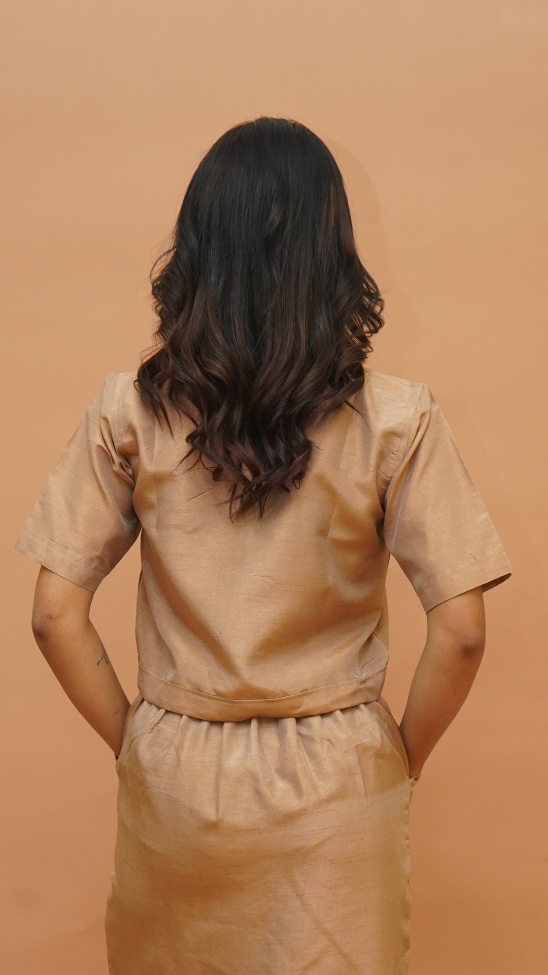 COPPER SILK TOP