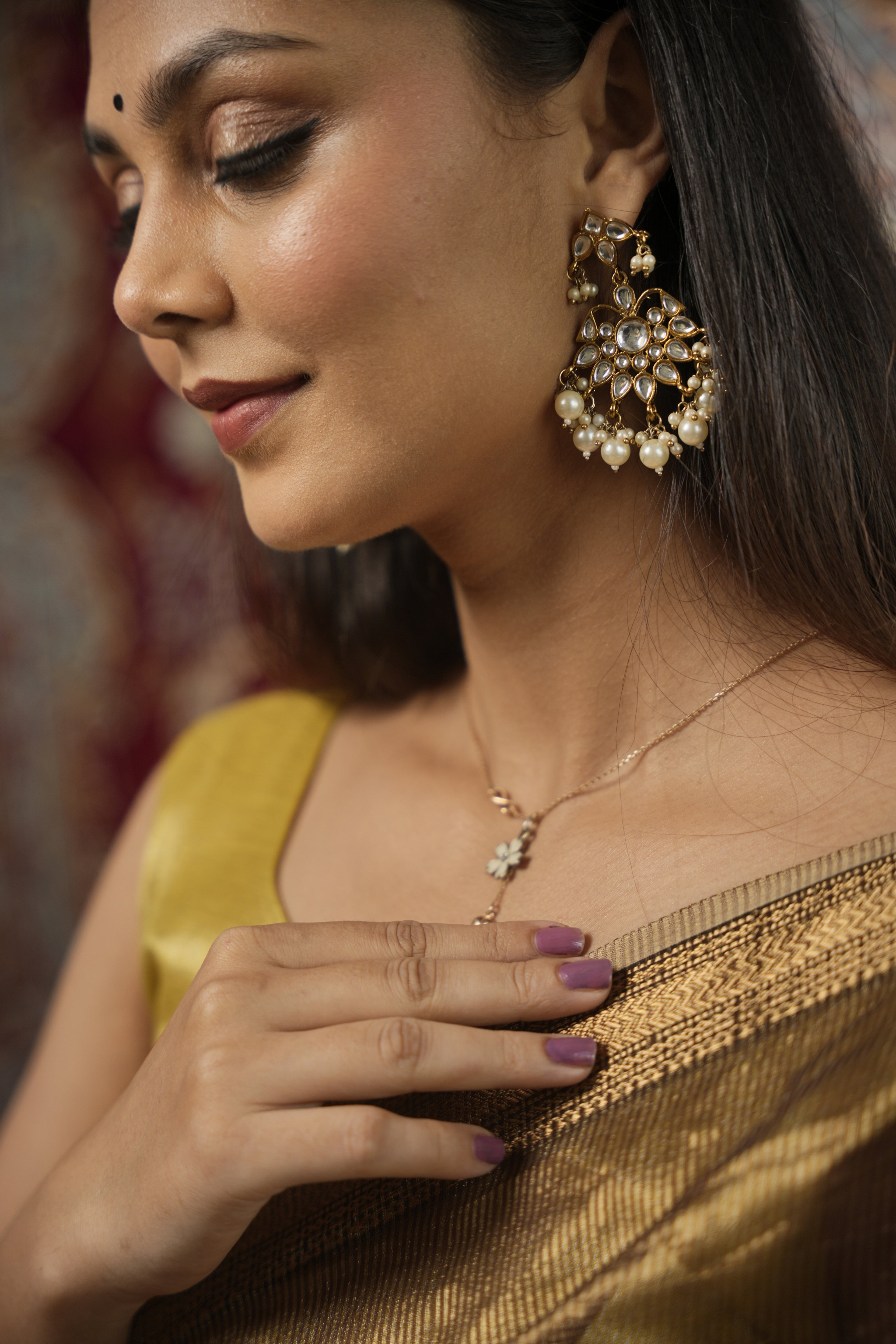 COFFEE BROWN  ZARI STRIPES KOSA  PALLU SAREE