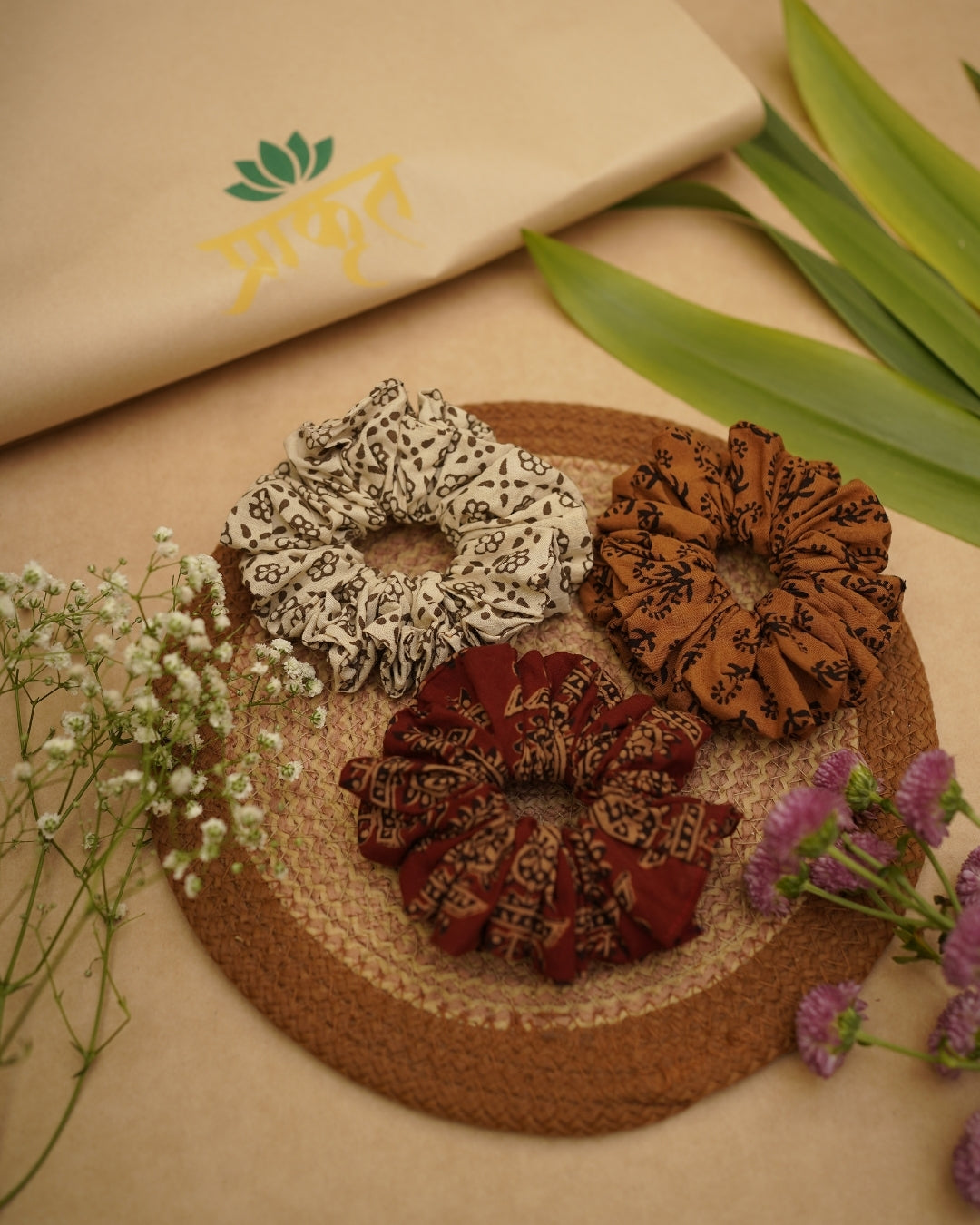 BAGH TRIO SCRUNCHIES – SET 11